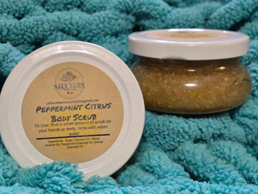 Peppermint Citrus Sugar Scrub