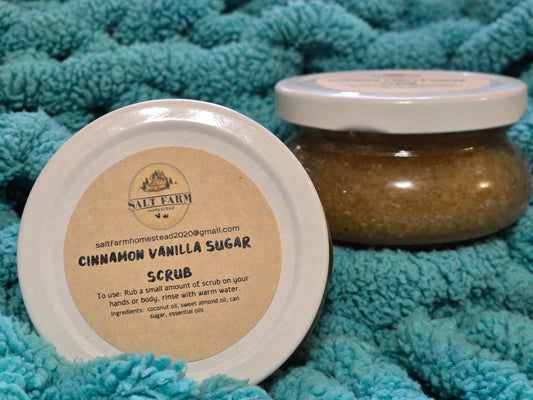 Cinnamon Vanilla Sugar Scrub