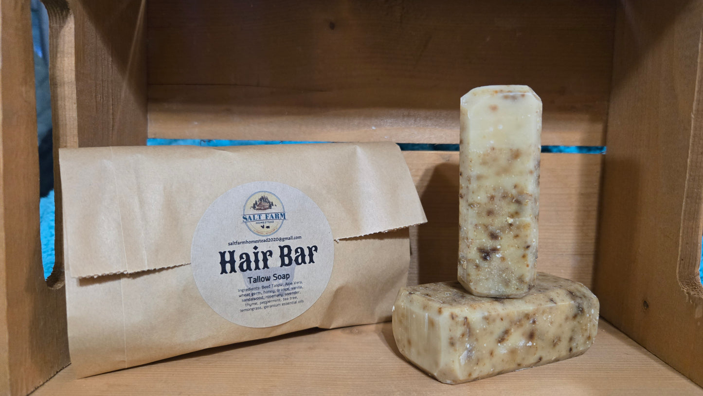 Hair Bar Tallow Soap (shampoo)